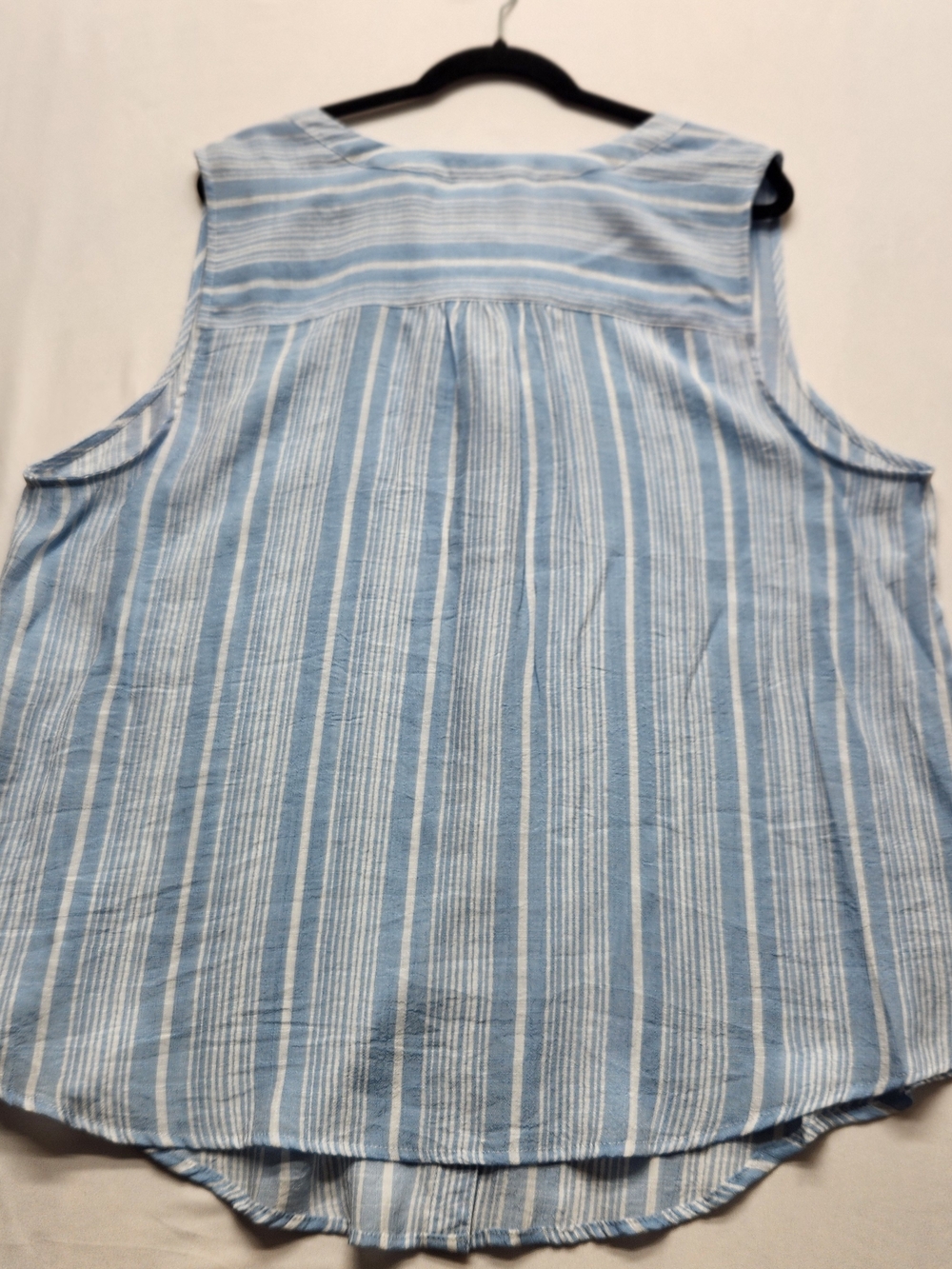 ⭐ NWT Zac & Rachel Sleeveless Button Up Top Lightweight Summer Casual 2XL - Picture 5 of 9